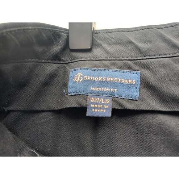 Brooks Brothers Madison Fit Dark Blue Dress Pants Mens 37x32 - Picture 9 of 11